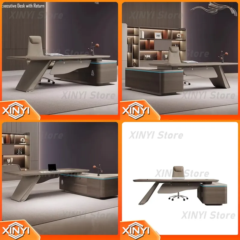 L-vormig directiebureau voor k - Desk Setup L Shaped recensie en prijs