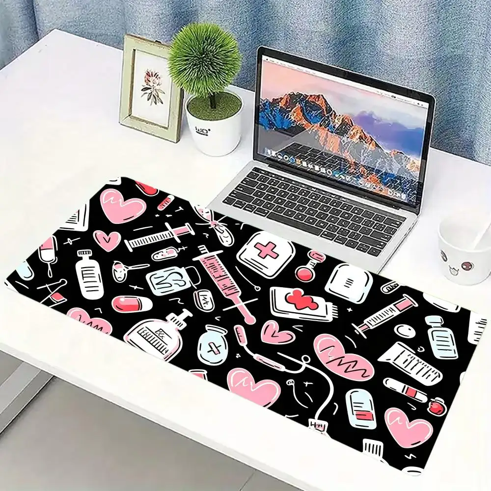 Kawaii roze medisch patroon ga - Desk Setup Pc And Laptop recensie en prijs