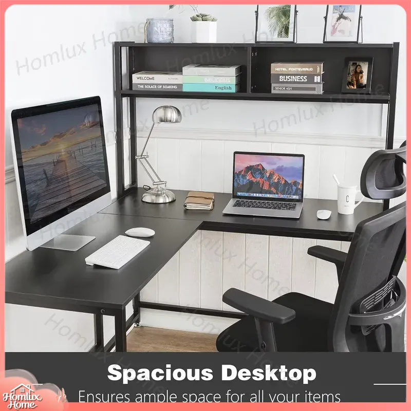 Zware gamingtafel met RGB-verl - Desk Setup L Shaped recensie en prijs