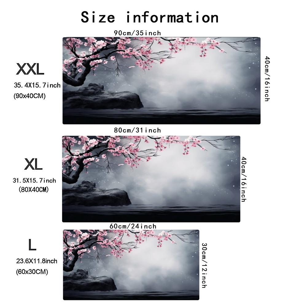 Plum Blossom Ink Art Extended  - Desk Setup Pc And Laptop recensie en prijs
